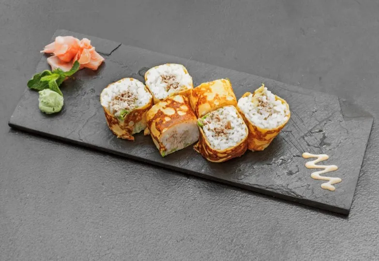 Egg Roll Thon Cuit Avocat Mayo